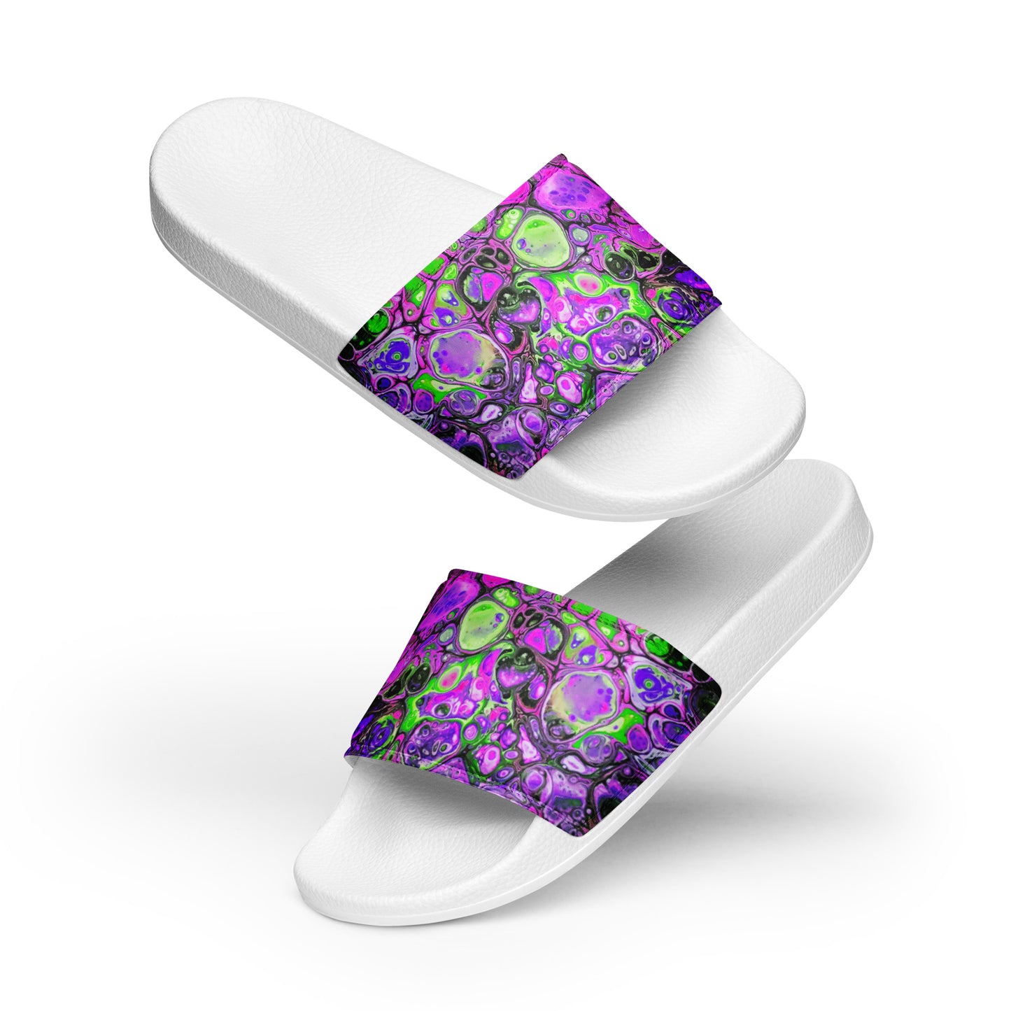 Women's Slides - Fluid Art Design - FA-007A-2