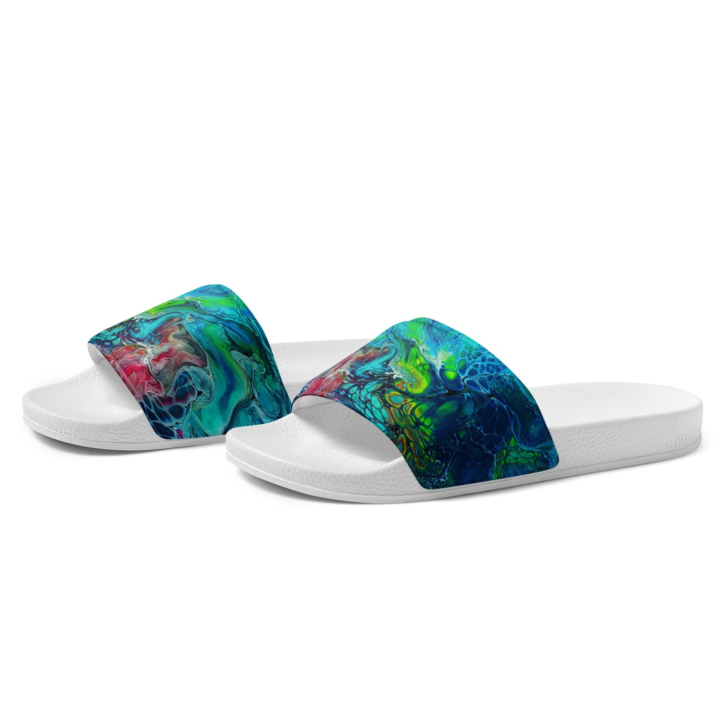 Women's Slides - Fluid Art Design - FA-013