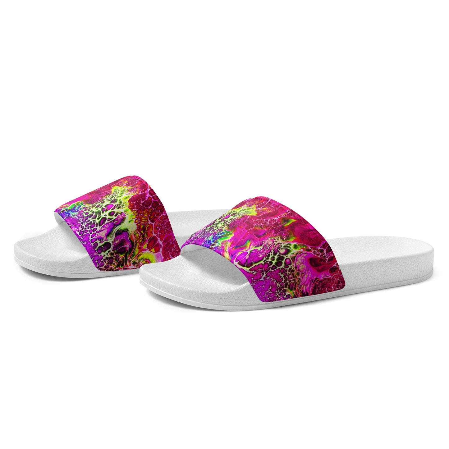 Women's Slides - Fluid Art Design - FA-012C-1