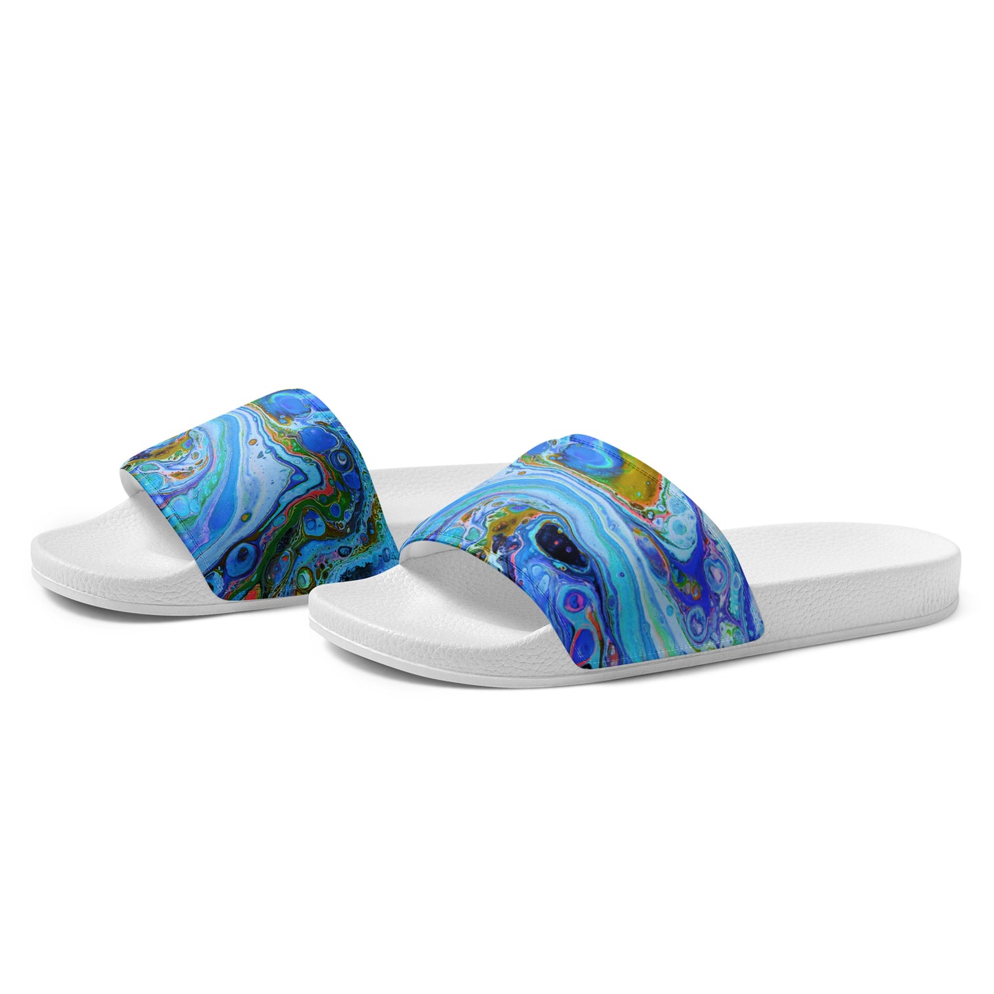 Women's Slides - Fluid Art Design - FA-011A-1