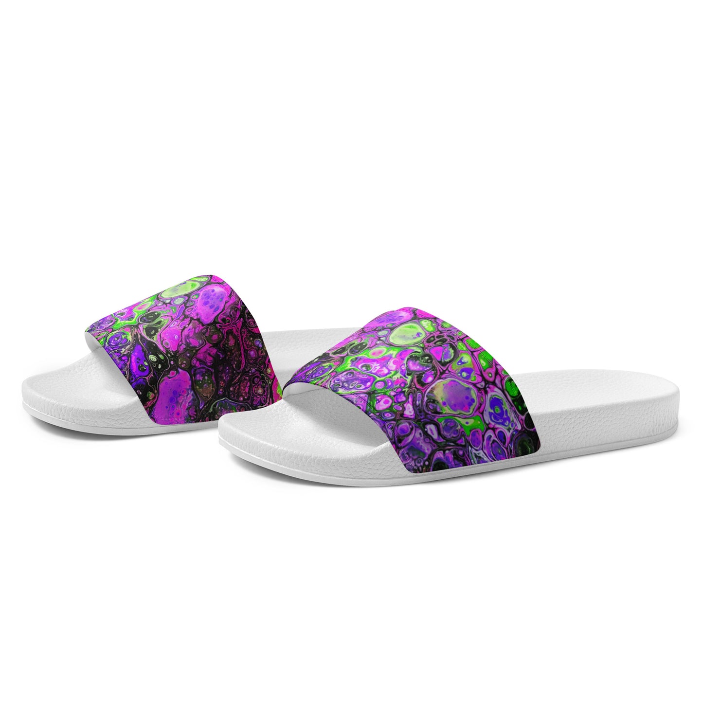 Women's Slides - Fluid Art Design - FA-007A-2