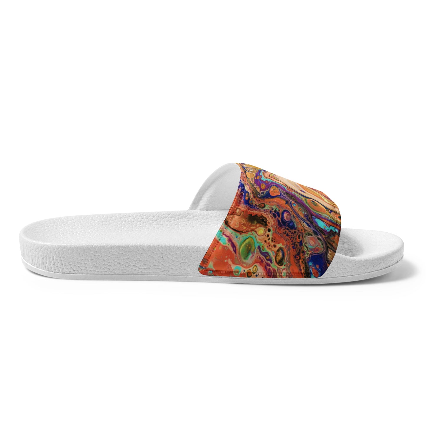 Women's Slides - Fluid Art Design - FA-011E-1