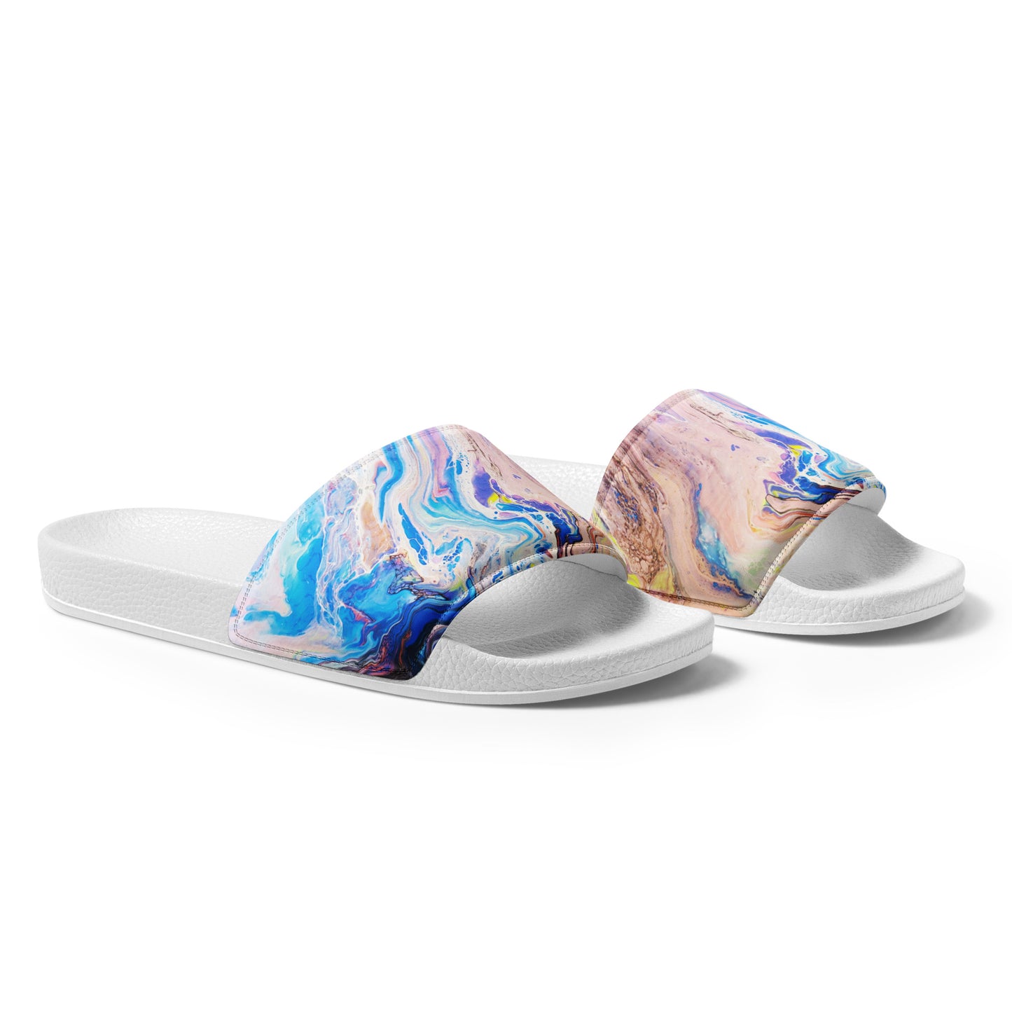 Women's Slides - Fluid Art Design - FA-019A