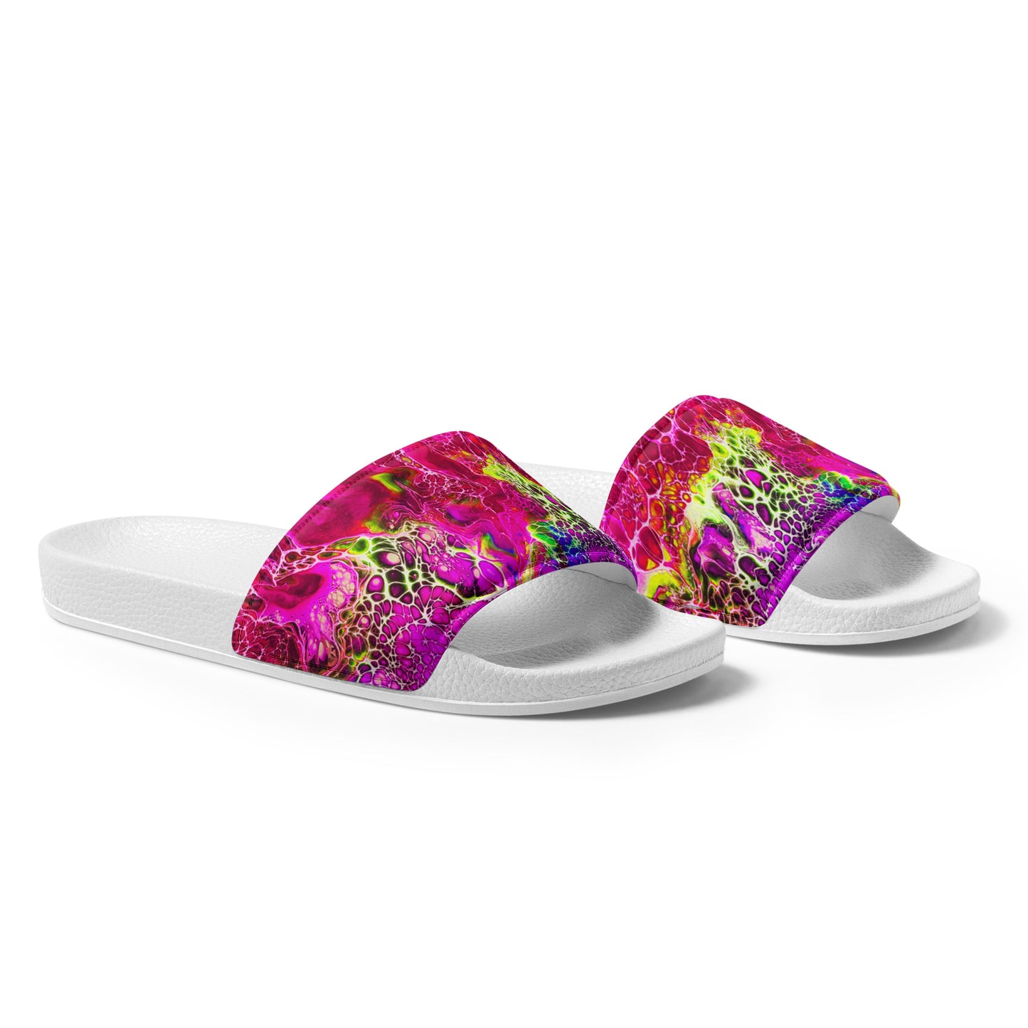 Women's Slides - Fluid Art Design - FA-012C-1