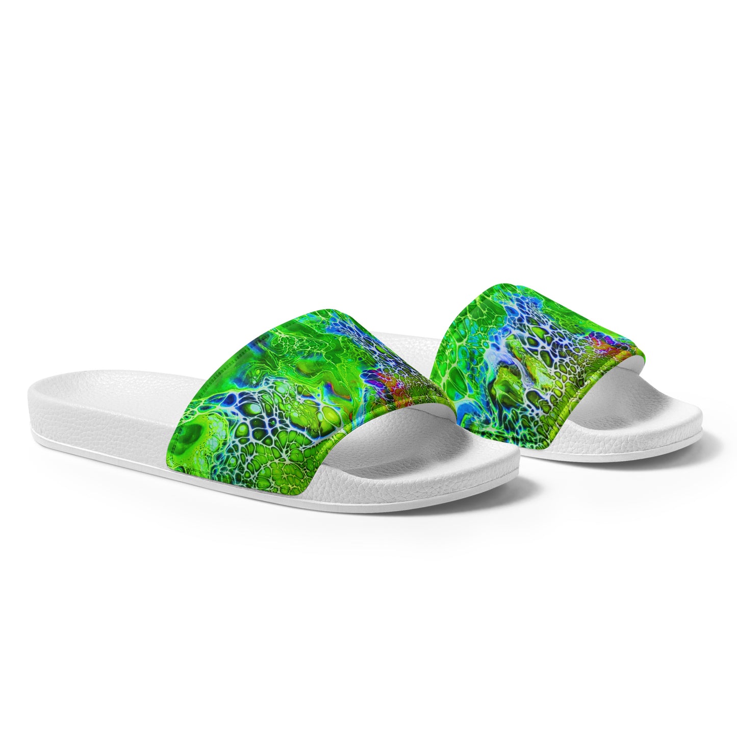 Women's Slides - Fluid Art Design - FA-012A-1