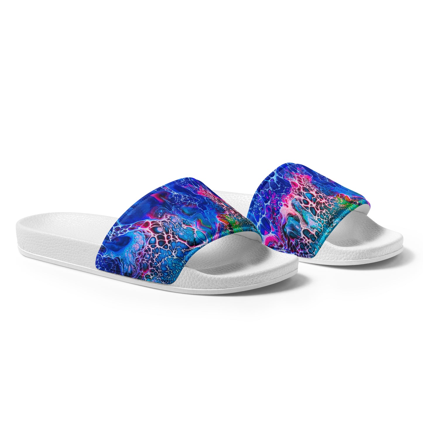 Women's Slides - Fluid Art Design - FA-012-1