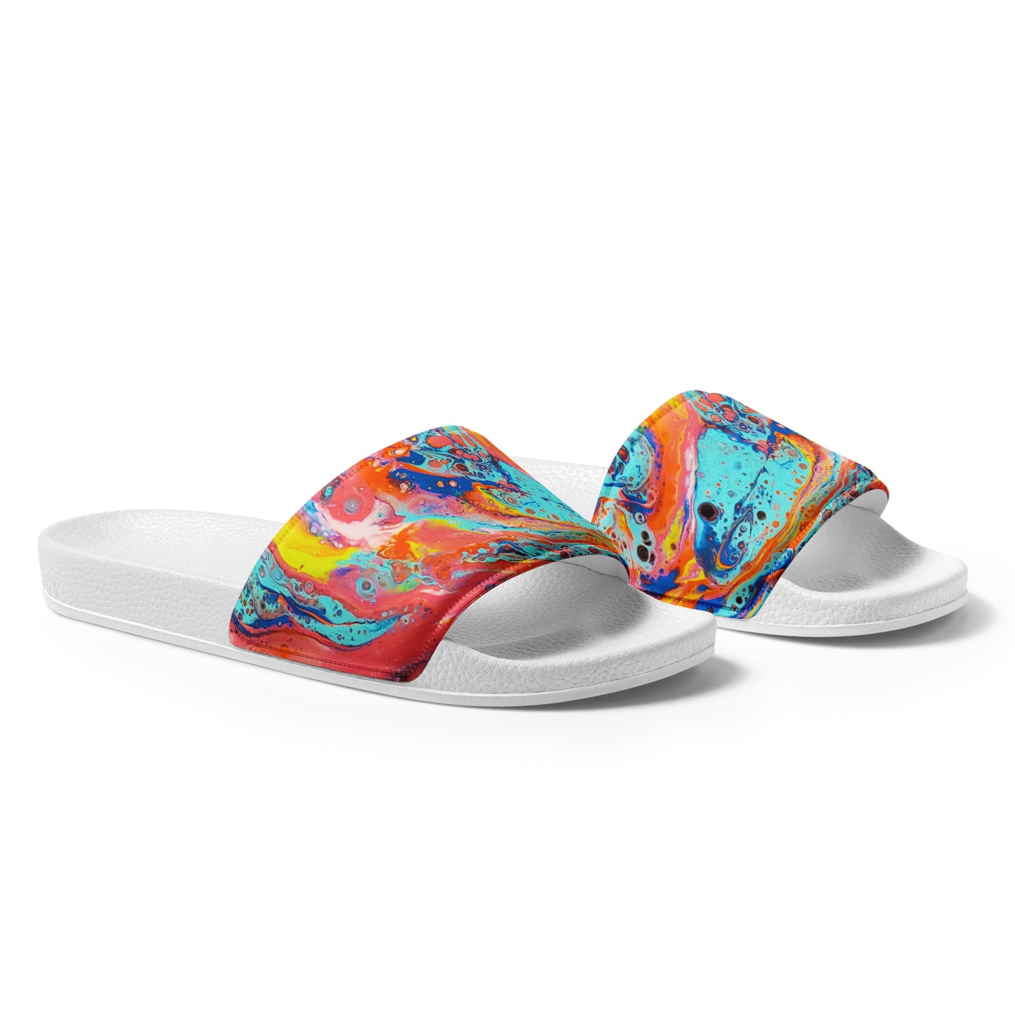 Women's Slides - Fluid Art Design - FA-008-2
