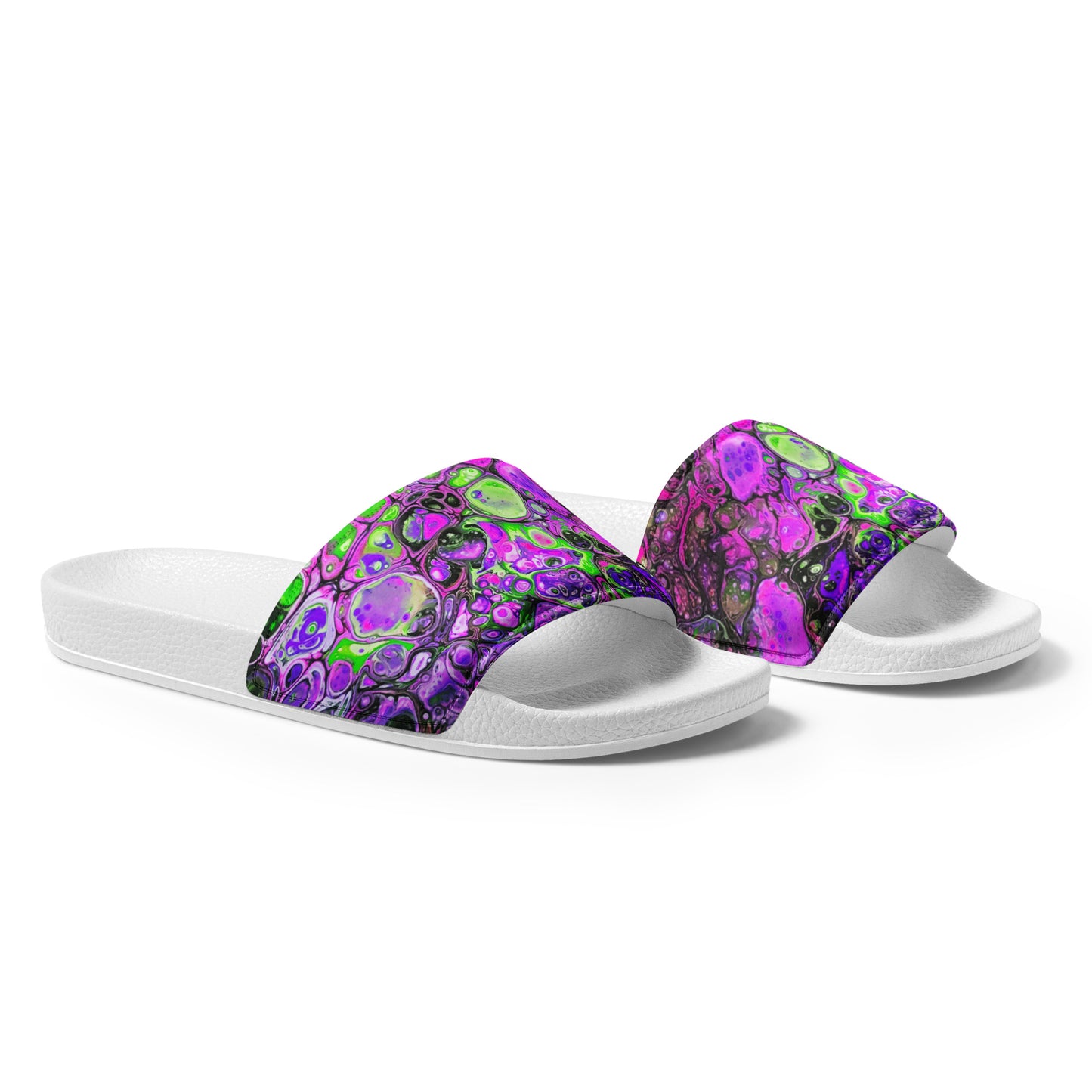 Women's Slides - Fluid Art Design - FA-007A-2