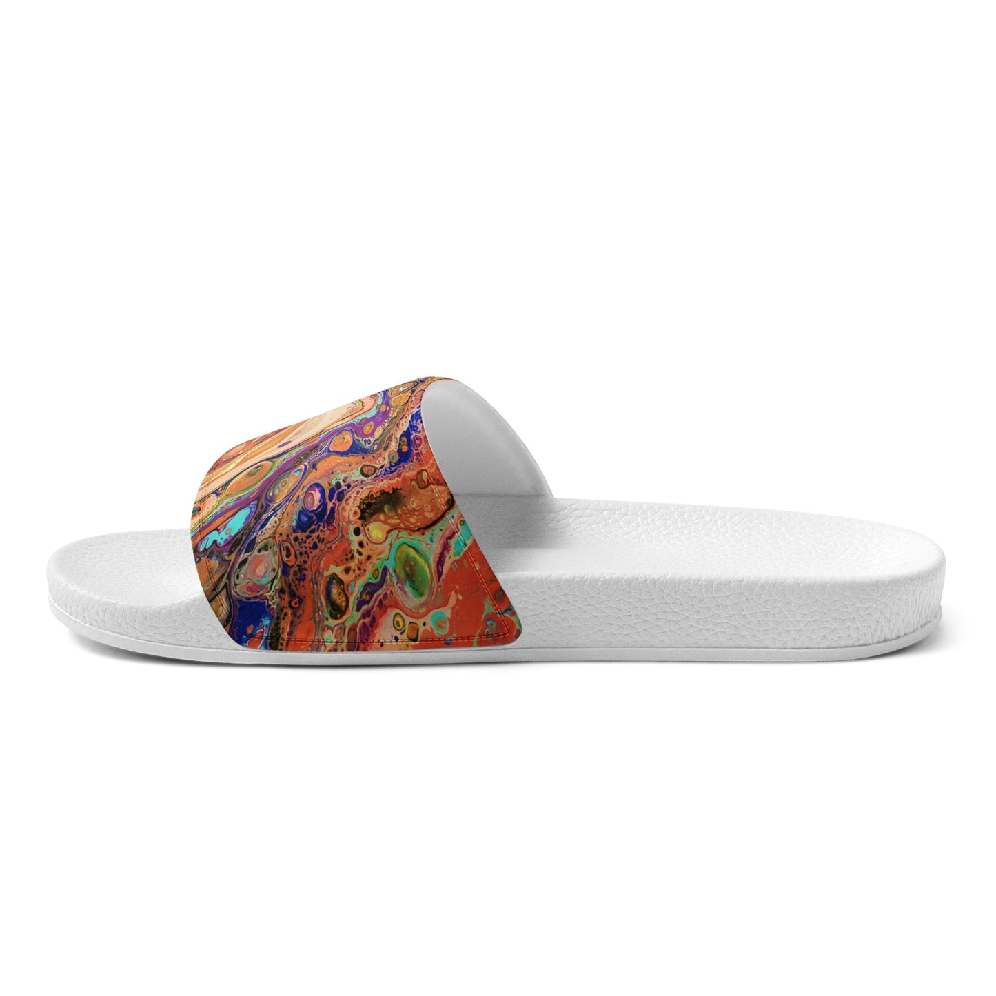 Women's Slides - Fluid Art Design - FA-011E-1