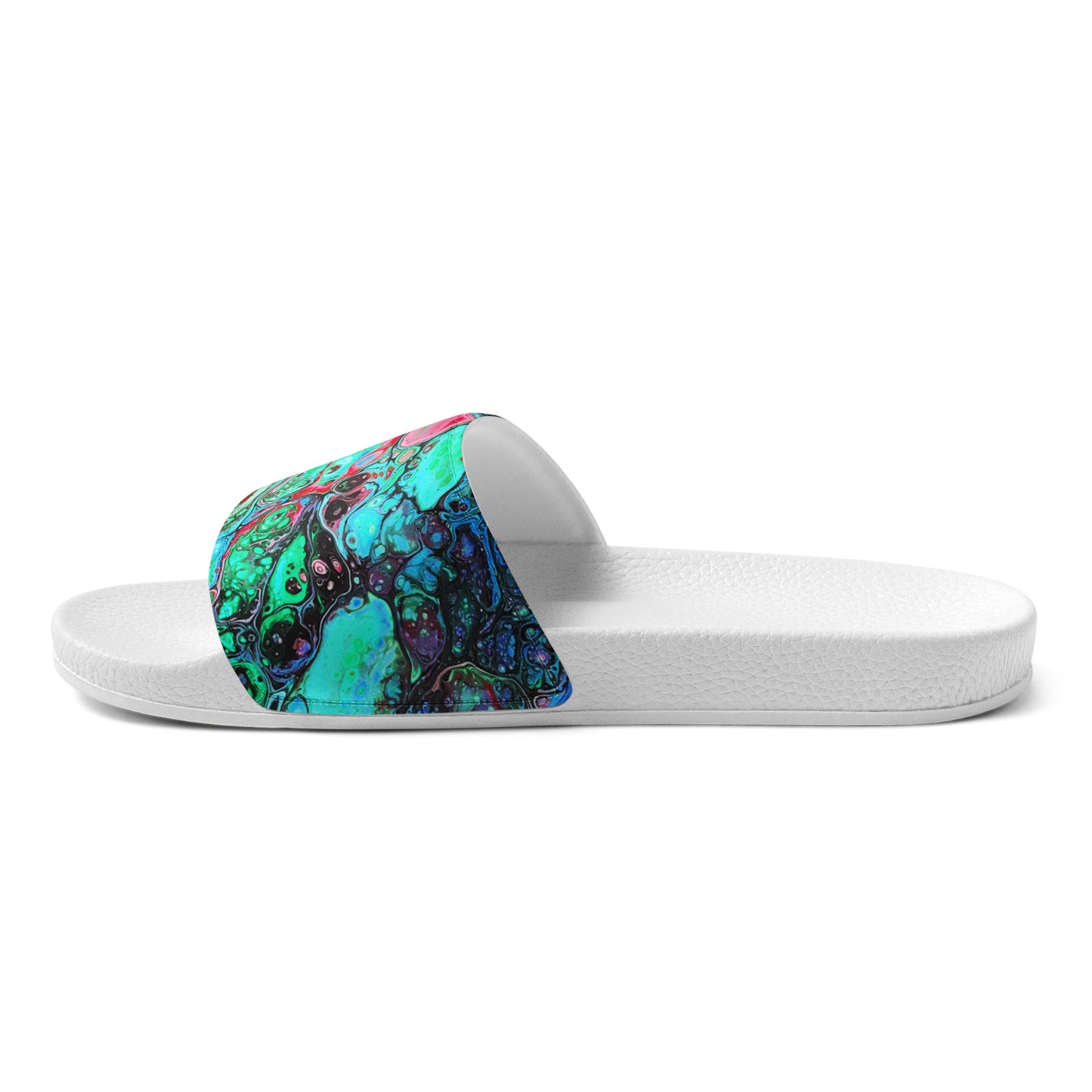 Women's Slides - Fluid Art Design - FA-007C-2