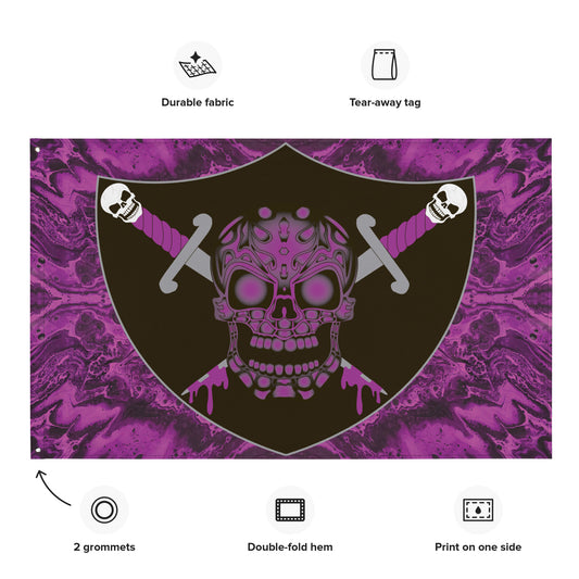 Flag with Skull Design - SW-RA-001