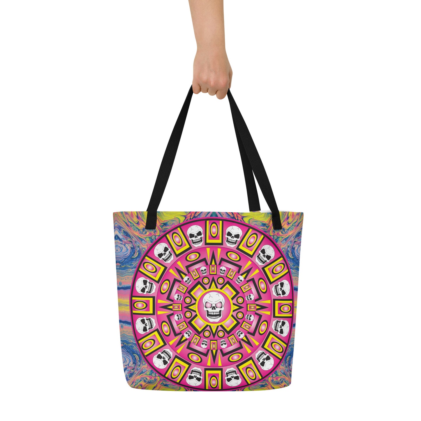 All-Over Print Large Tote Bag - SW-003