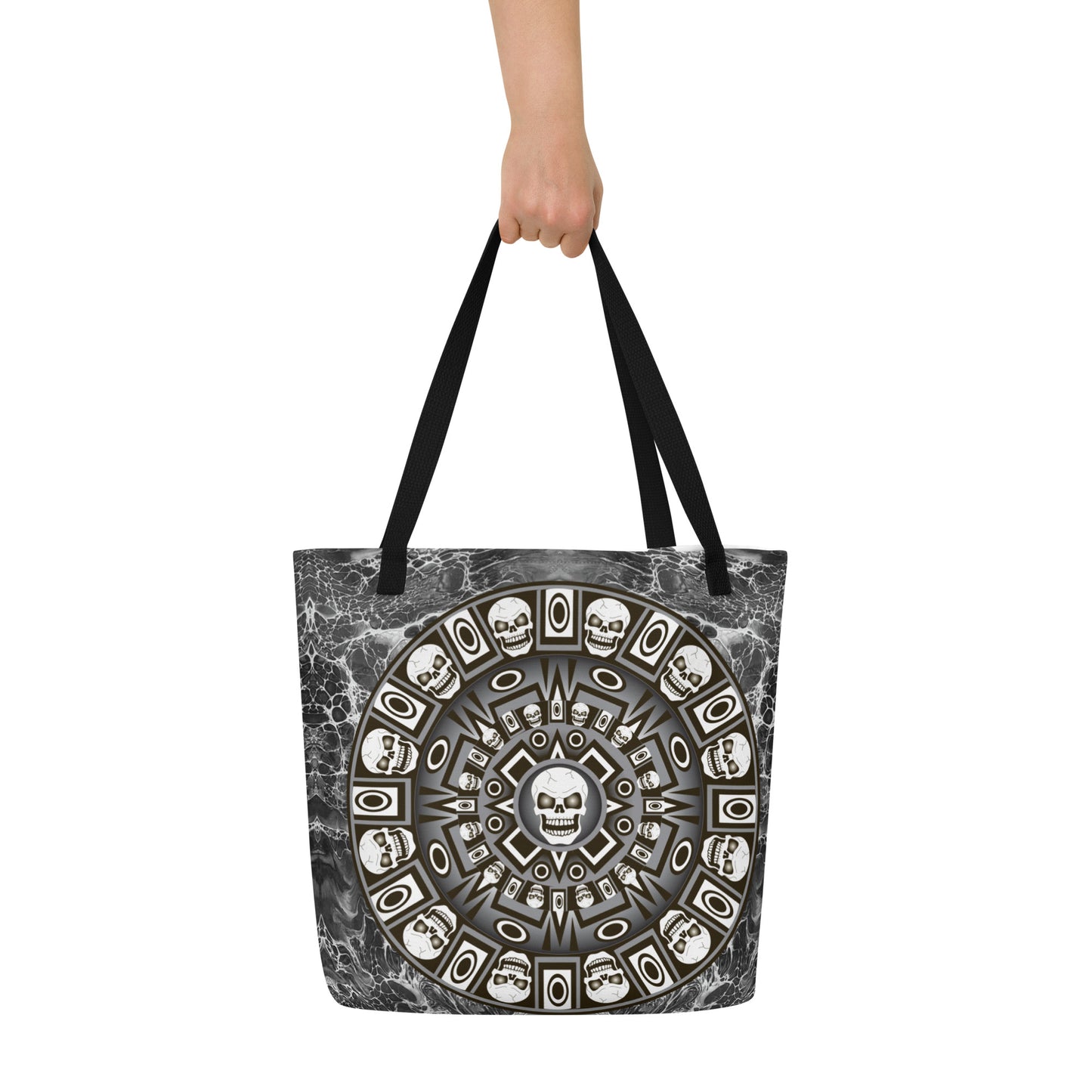 All-Over Print Large Tote Bag - SW-005