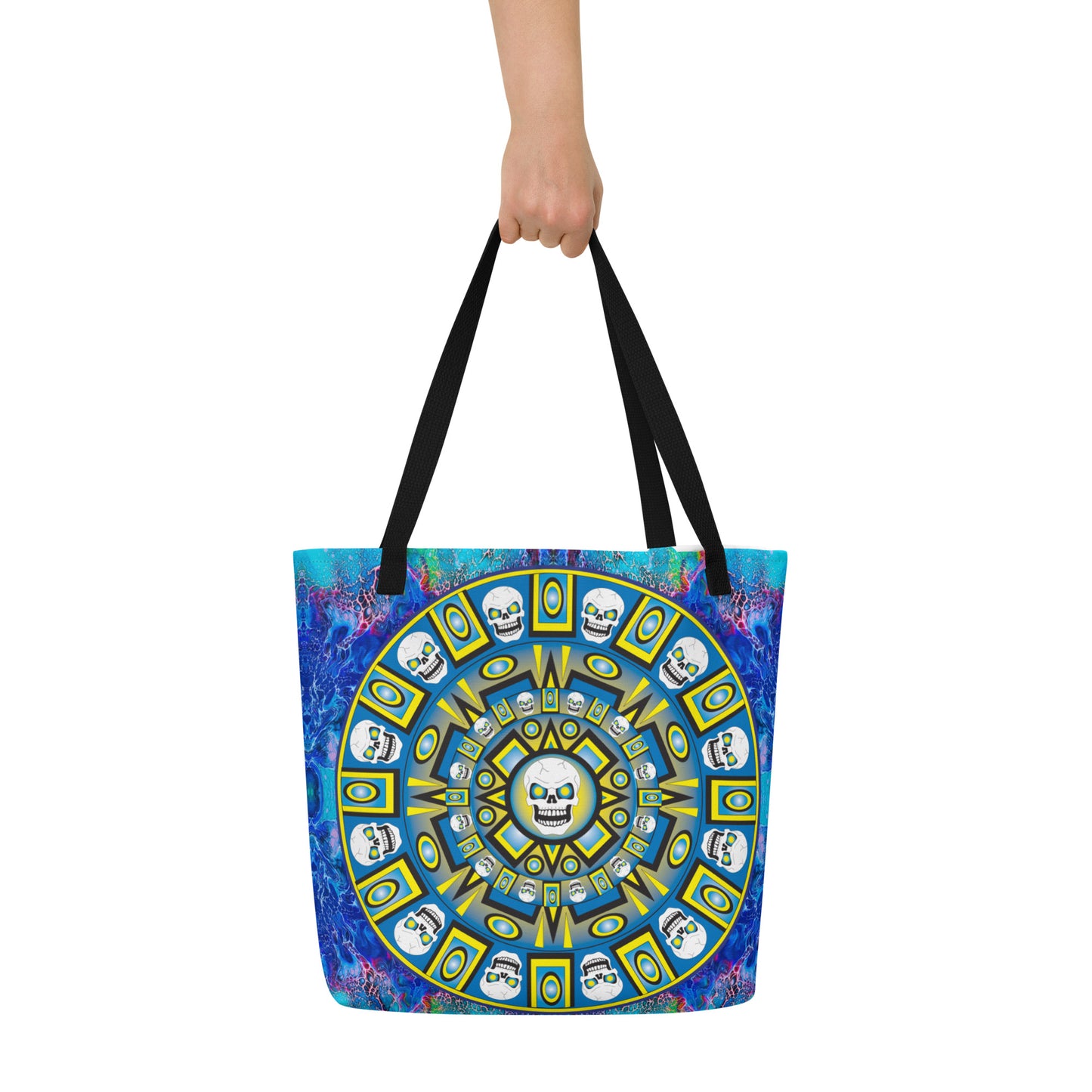 All-Over Print Large Tote Bag - SW-007
