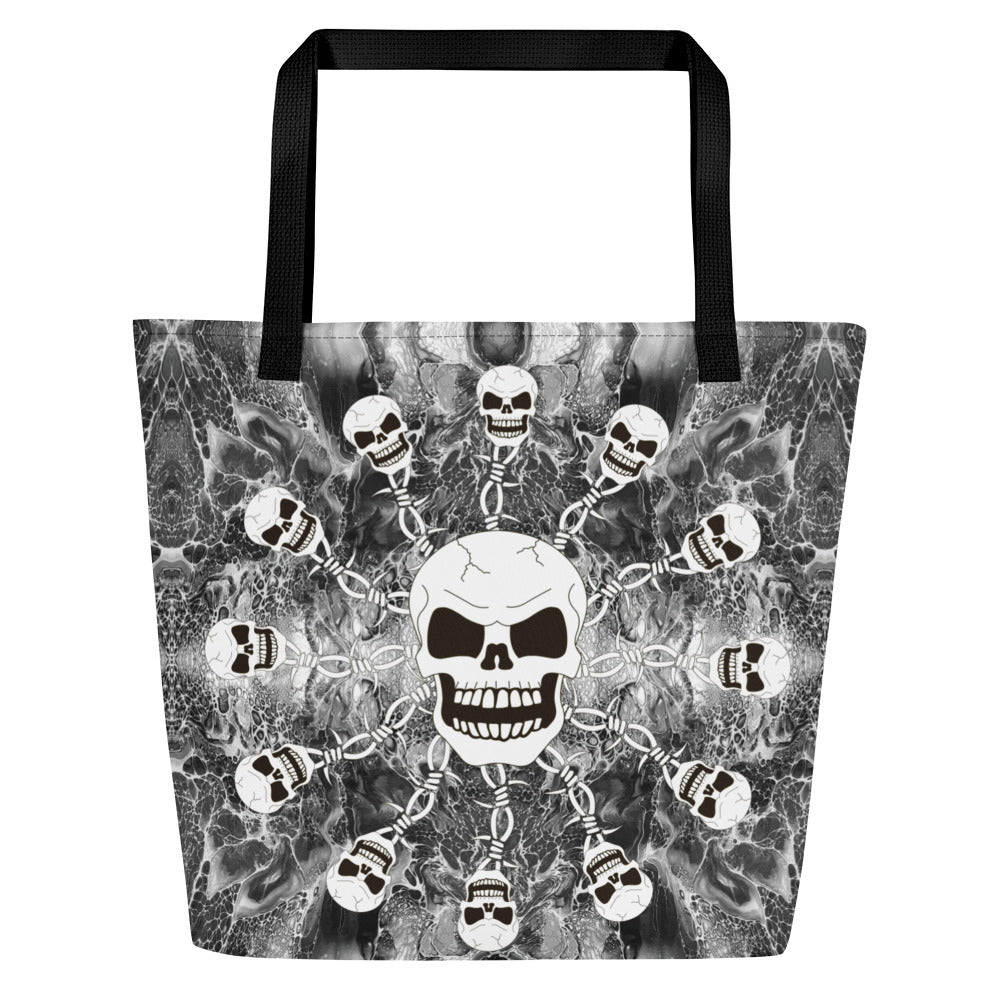 All-Over Print Large Tote Bag - SW-008