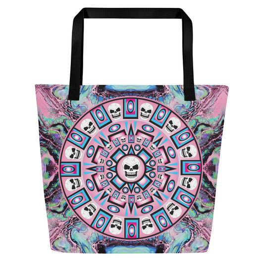 All-Over Print Large Tote Bag - SW-012