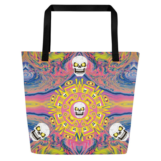 All-Over Print Large Tote Bag - SW-015