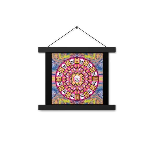 Skull Design Enhanced Matte Paper Poster With Hanger - SW-003