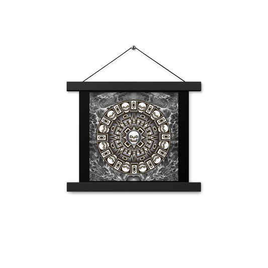 Skull Design Enhanced Matte Paper Poster With Hanger - SW-005
