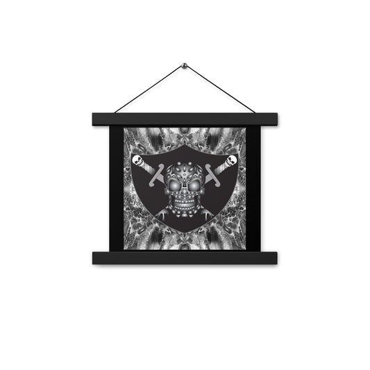 Skull Design Enhanced Matte Paper Poster With Hanger - SW-006