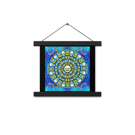 Skull Design Enhanced Matte Paper Poster With Hanger - SW-007