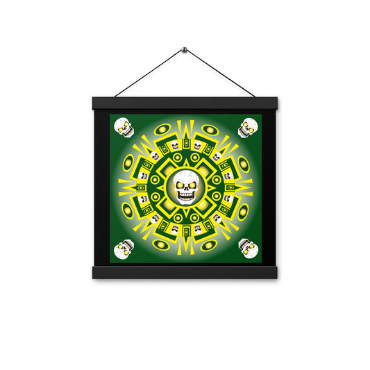 Skull Design Enhanced Matte Paper Poster With Hanger - SW-001