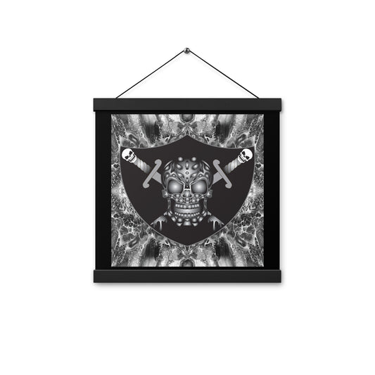 Skull Design Enhanced Matte Paper Poster With Hanger - SW-006