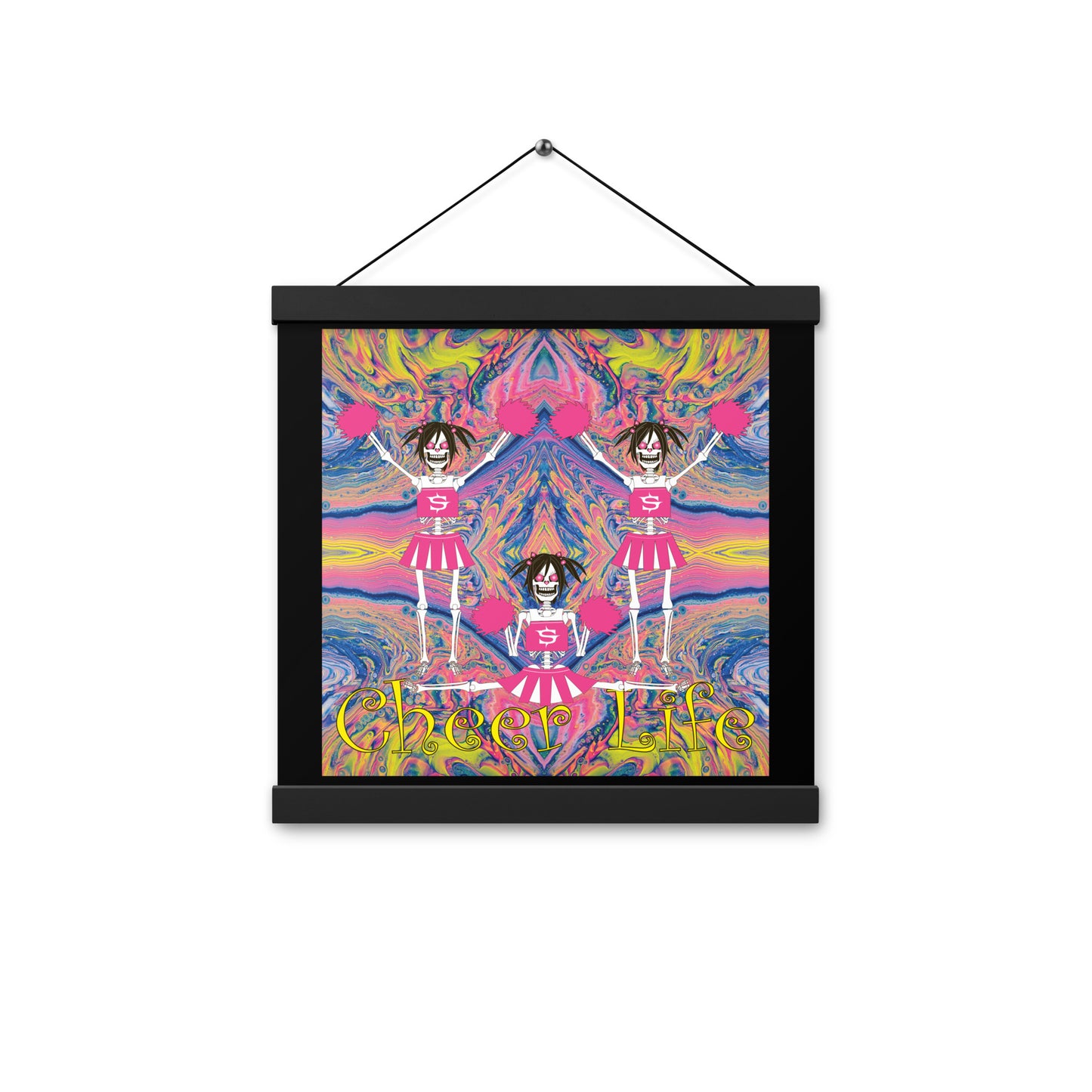 Skull Design Enhanced Matte Paper Poster With Hanger - SW-014