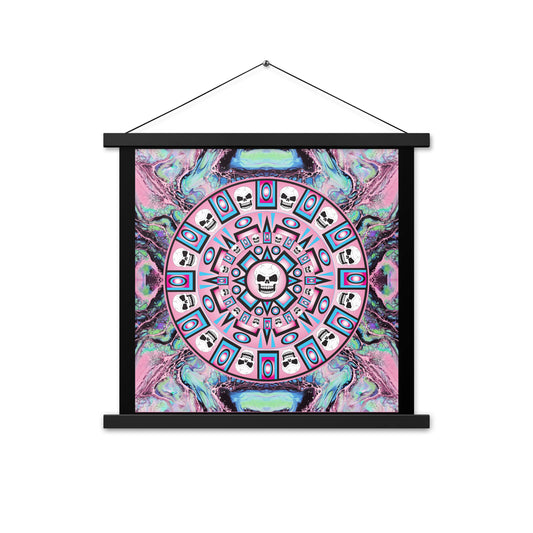 Skull Design Enhanced Matte Paper Poster With Hanger - SW-012