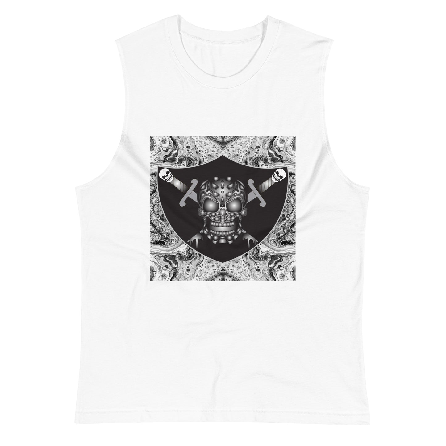 Skull Muscle Shirt | Bella + Canvas 3483 - SWN-MS-010