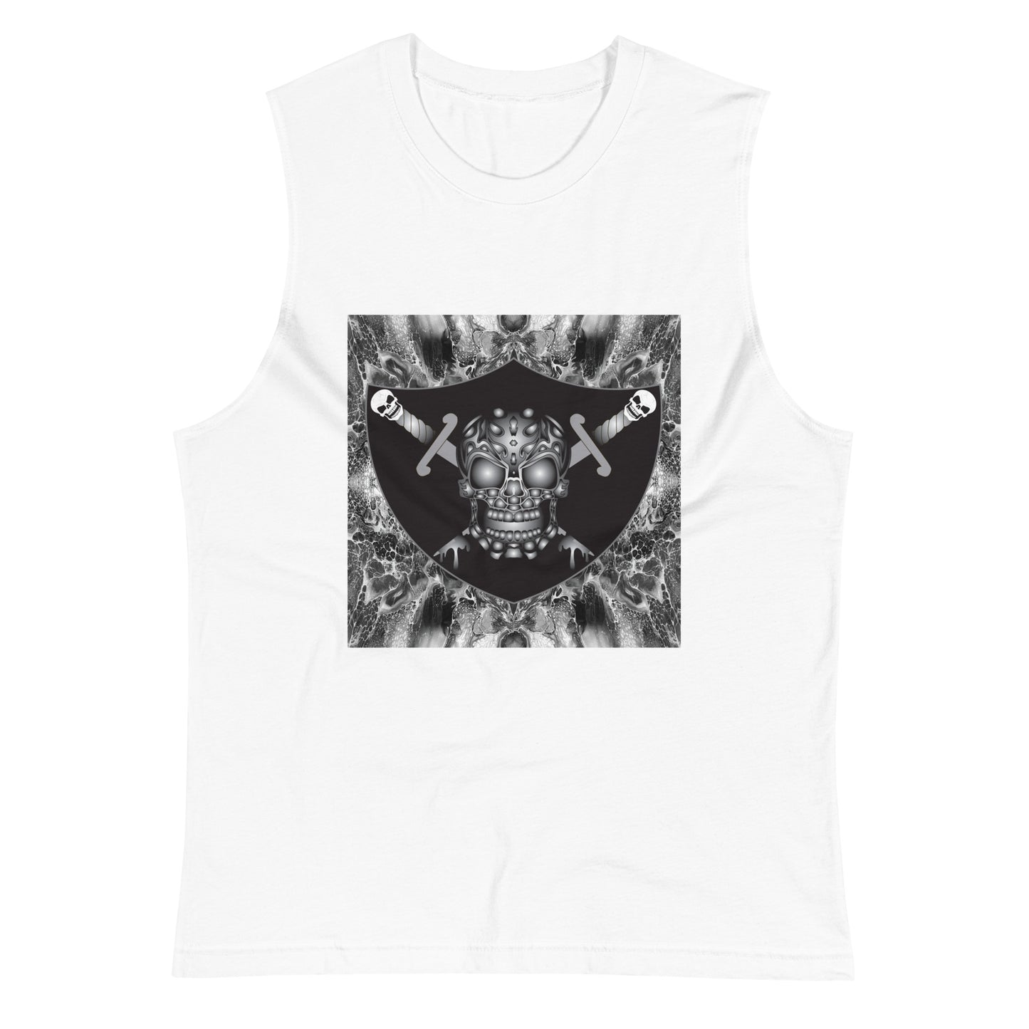 Skull Muscle Shirt | Bella + Canvas 3483 - SWN-MS-006