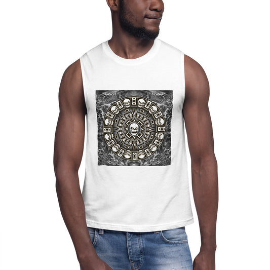 Skull Muscle Shirt | Bella + Canvas 3483 - SWN-MS-005