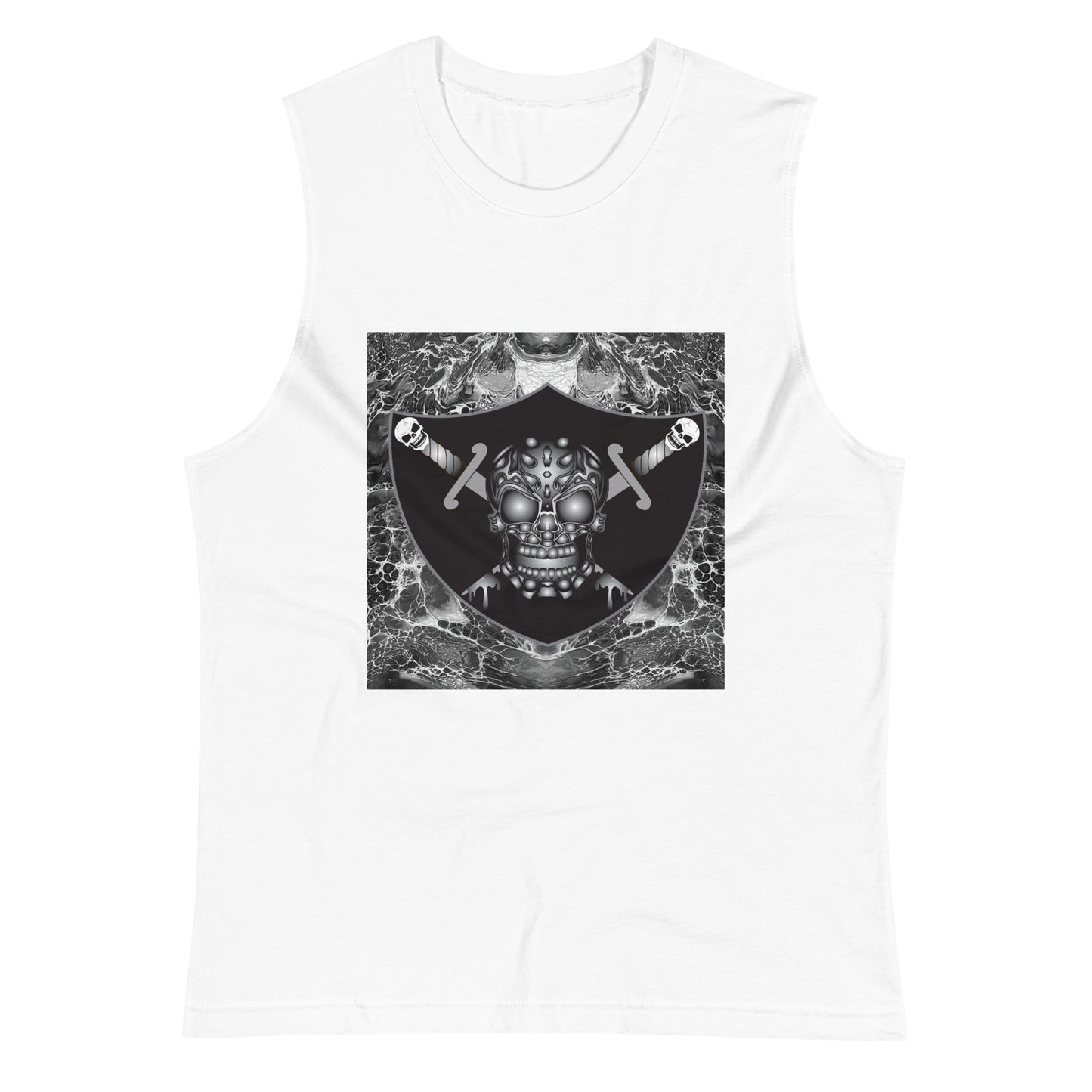 Skull Muscle Shirt | Bella + Canvas 3483 - SWN-MS-002