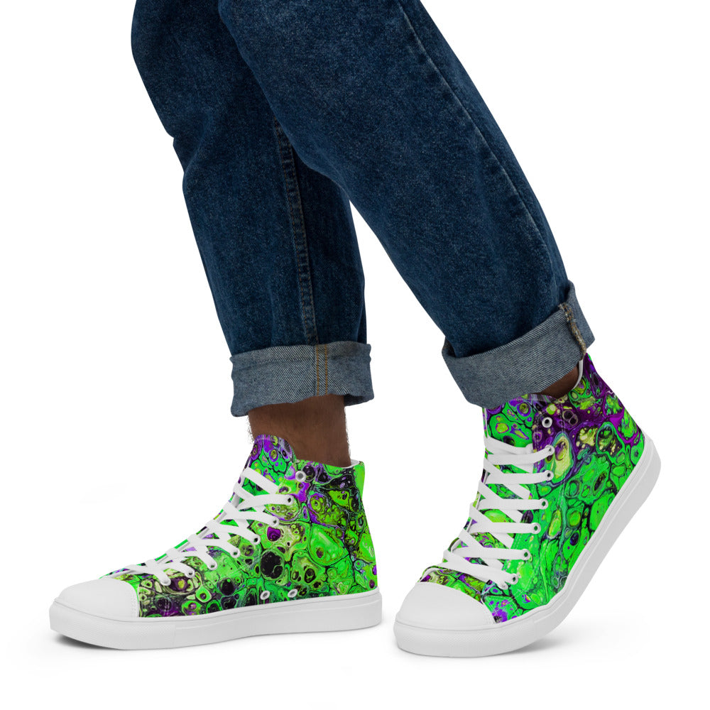 Men’s high top canvas shoes - FA007B