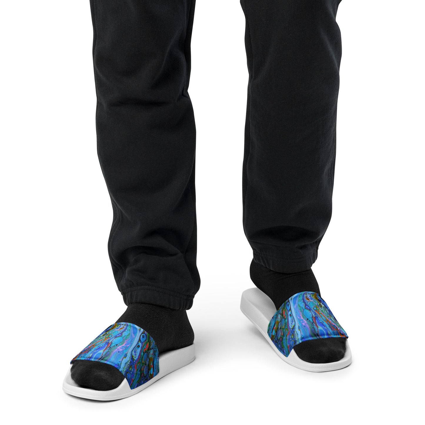 Men’s slides - Fluid Art Designs - FA-011A-2