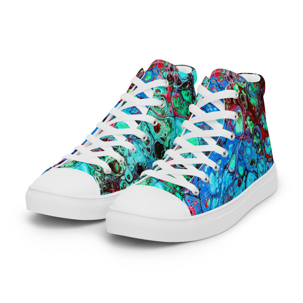 Women’s high top canvas shoes - FA007C