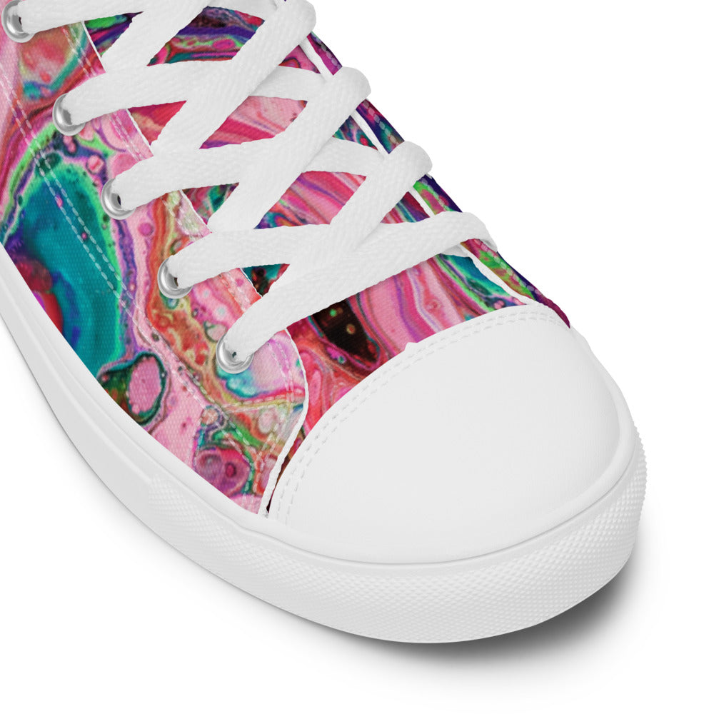 Women’s high top canvas shoes - FA011
