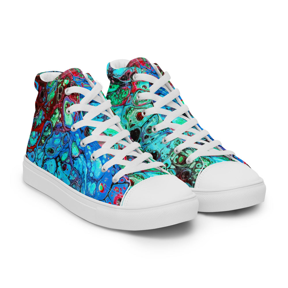 Women’s high top canvas shoes - FA007C